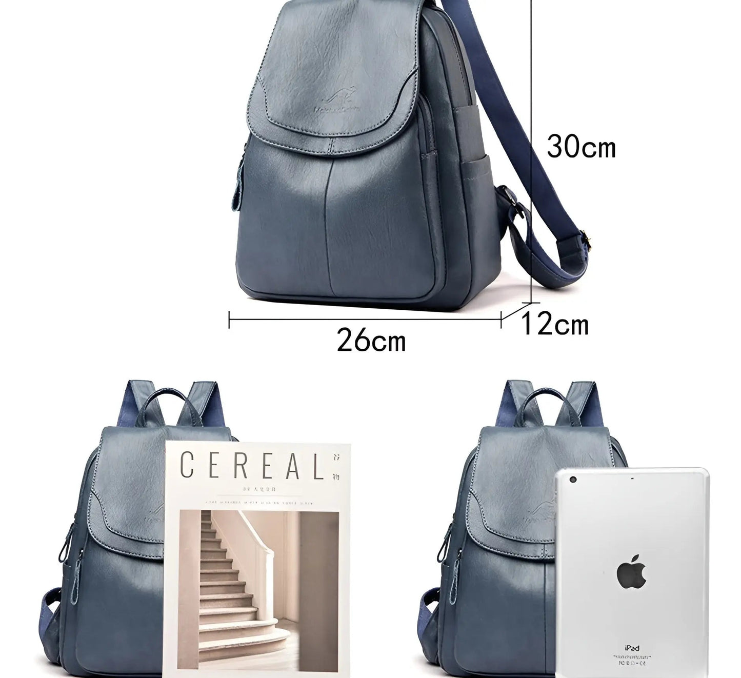 Kalsten | Vintage Leather Women's Backpack - Isabella