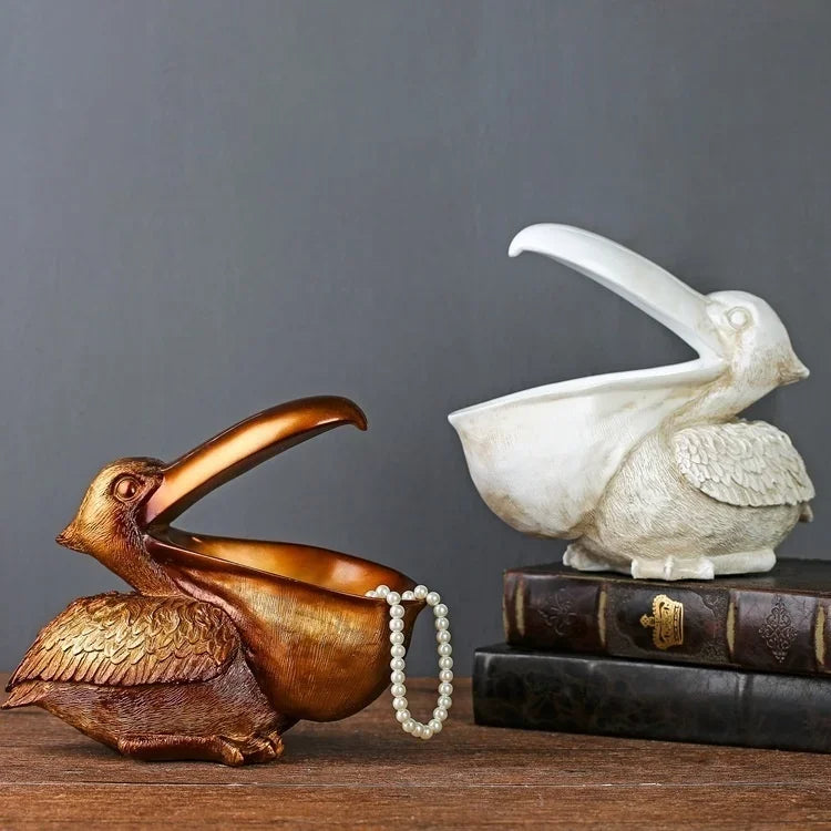 PelicanStyle Organizer – Decorative Storage Figure for Keys and Accessories | Bowlift