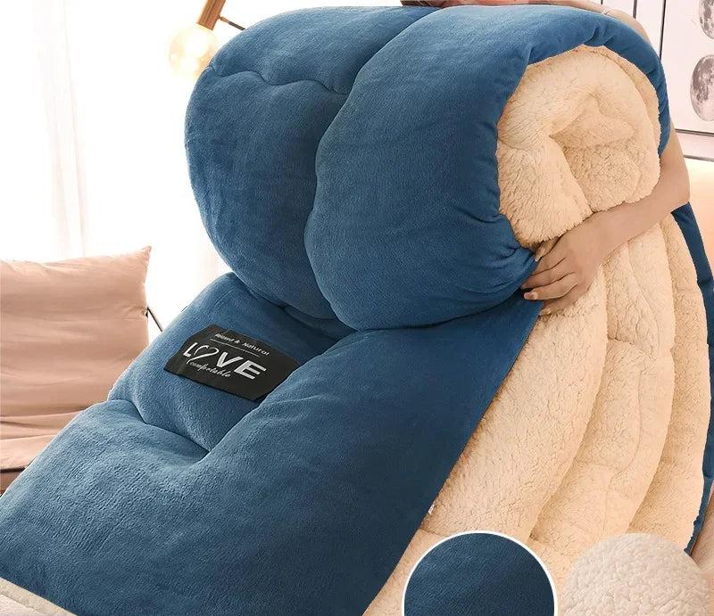 Skanto | Premium Double-Layer Fleece Winter Blanket | Extra Large, Breathable & Ideal for Cozy Evenings