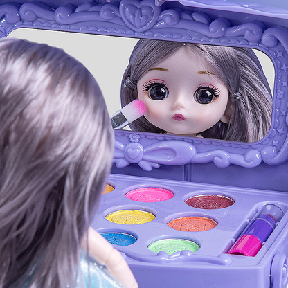 Skanto | Princess Glamour – Kids Makeup Play Set | Safe & Fun Pretend Play