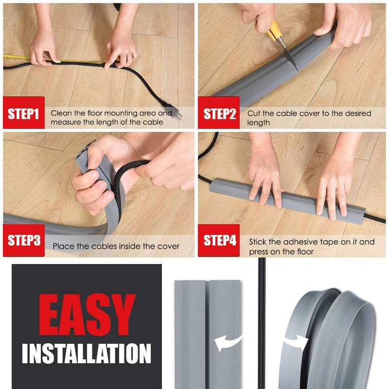 Self Adhesive Floor Cable Cover | Bowlift