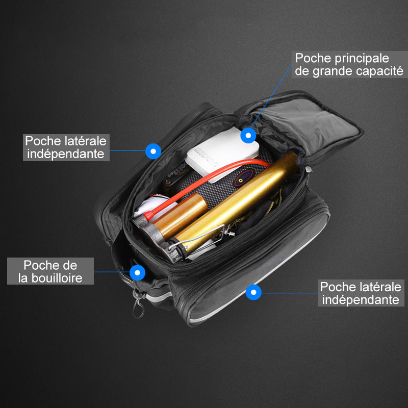 Foldable Rear Seat Storage Bag for Bicycle | Skanto