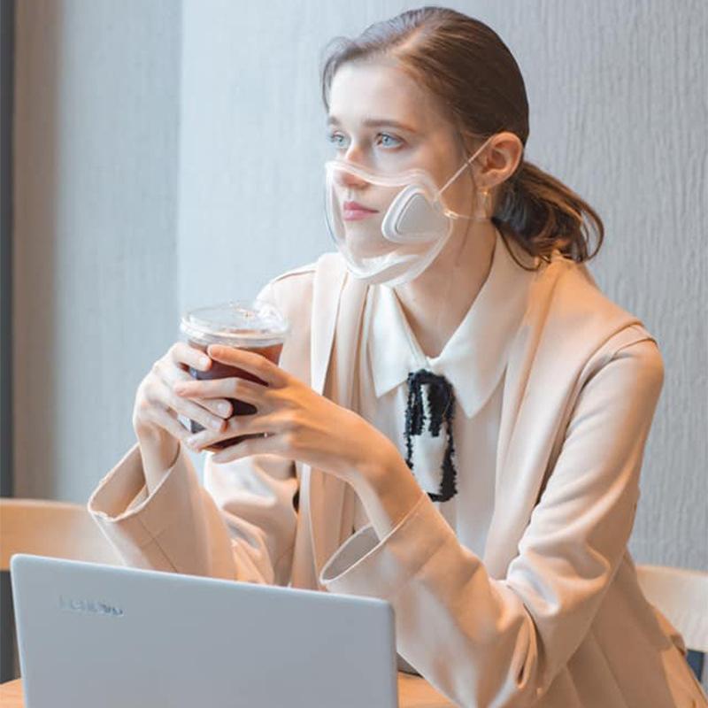 BowLift | Transparent and reusable face shield