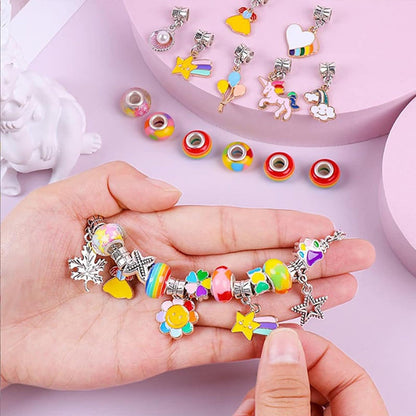 Handmade pearl bracelet set for children