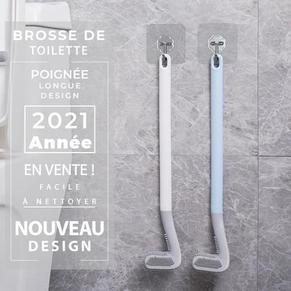 Skanto | Long-Handled Toilet Brush - Say Goodbye to Stains.