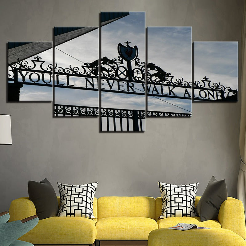 "You'll Never Walk Alone Again" 5 Piece - Canvas Wall Art Painting | Bowlift