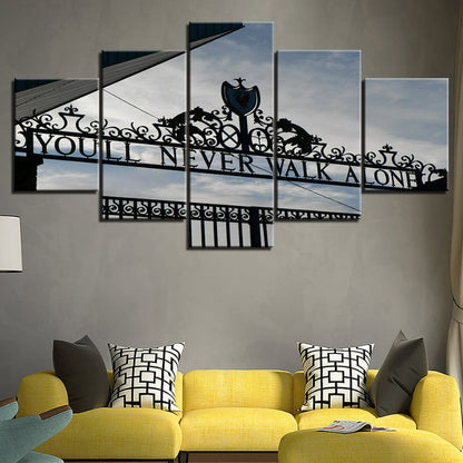 "You'll Never Walk Alone Again" 5 Piece - Canvas Wall Art Painting | Bowlift