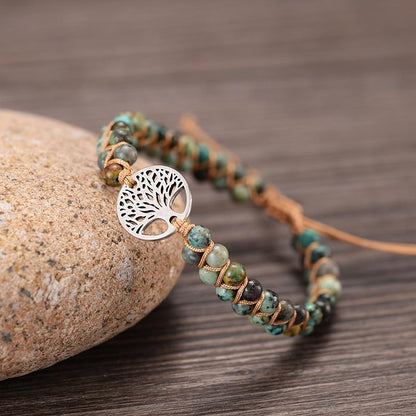 Handmade Tree of Life Bracelet Braided | Skanto