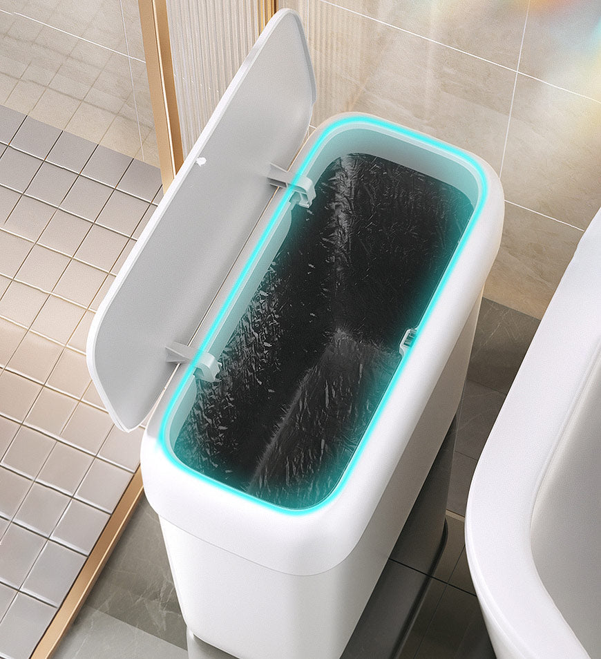 Sandsberg® Narrow Bathroom Trash Can with Lid Z39