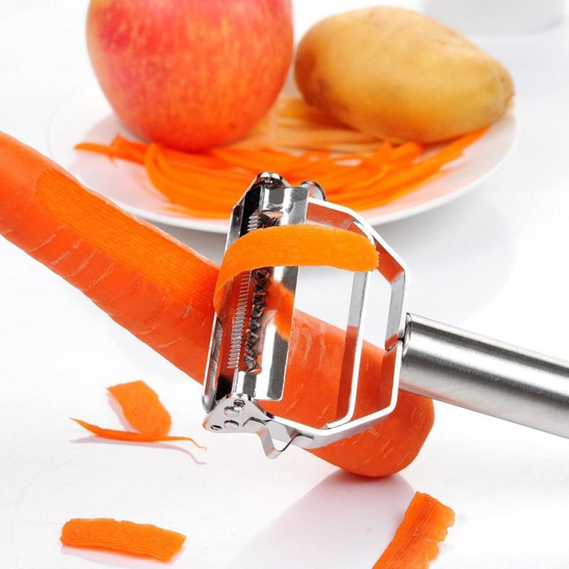 Skanto | Ultra-Sharp Stainless Steel Multi-Function Vegetable Peeler & Julienne Cutter