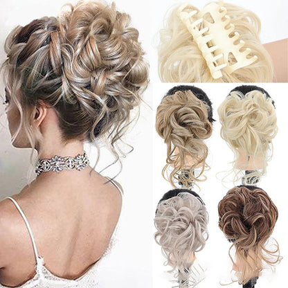 Hair bun ponytail with clip | Bowlift