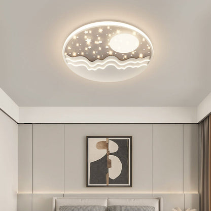 Frendorf | LunaAura LED ceiling light | Heavenly moon-star design