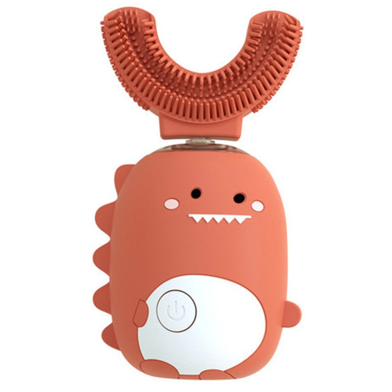 Skanto Skanto | Kids' U-Shape 360° Electric Ultrasonic Toothbrush, with Light Therapy, Rechargeable & Waterproof Design, for 3-9 Year Olds