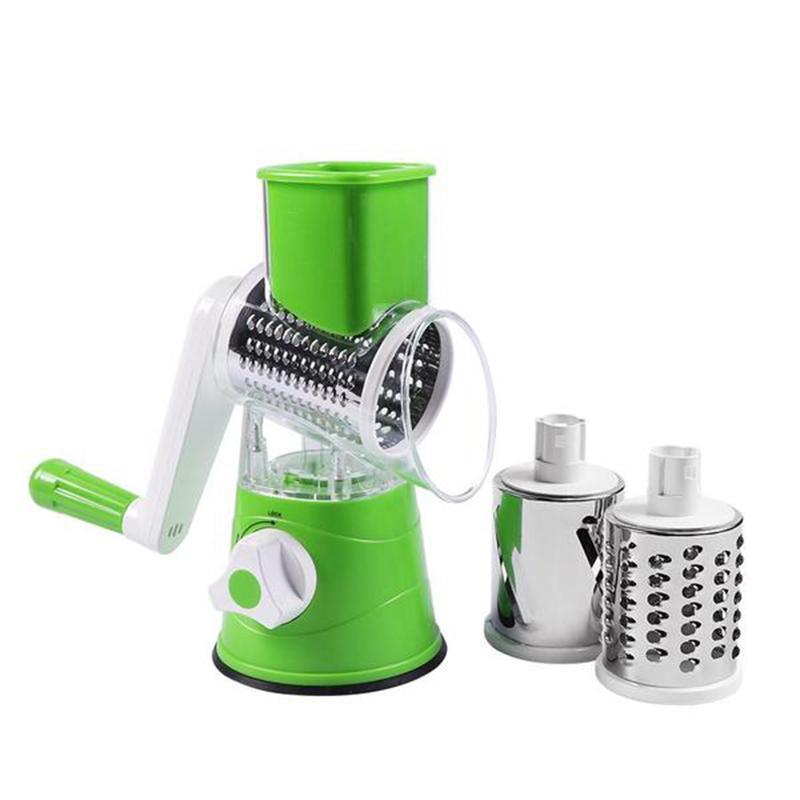Skanto | 3-in-1 Rotary Grater Vegetable Slicer