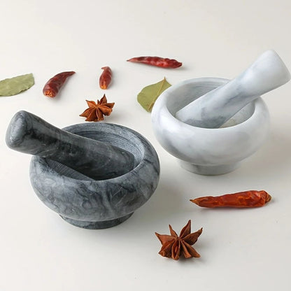 BowLift | Marble Mortar and Pestle Set