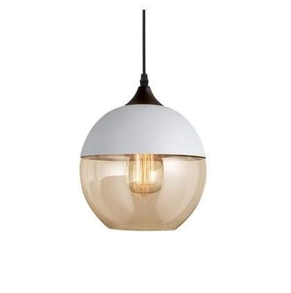 Skanto | Hand-Blown Glass & Wood Pendant Lamp Adjustable
