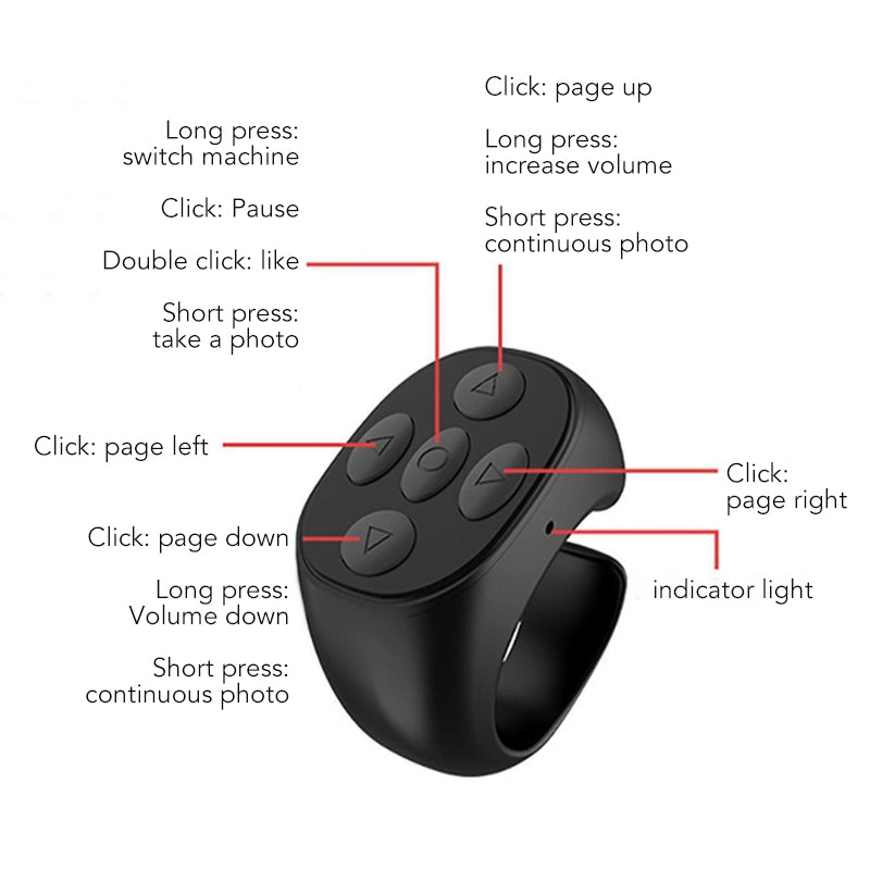 Fingertip Wireless Bluetooth Remote Control | Bowlift