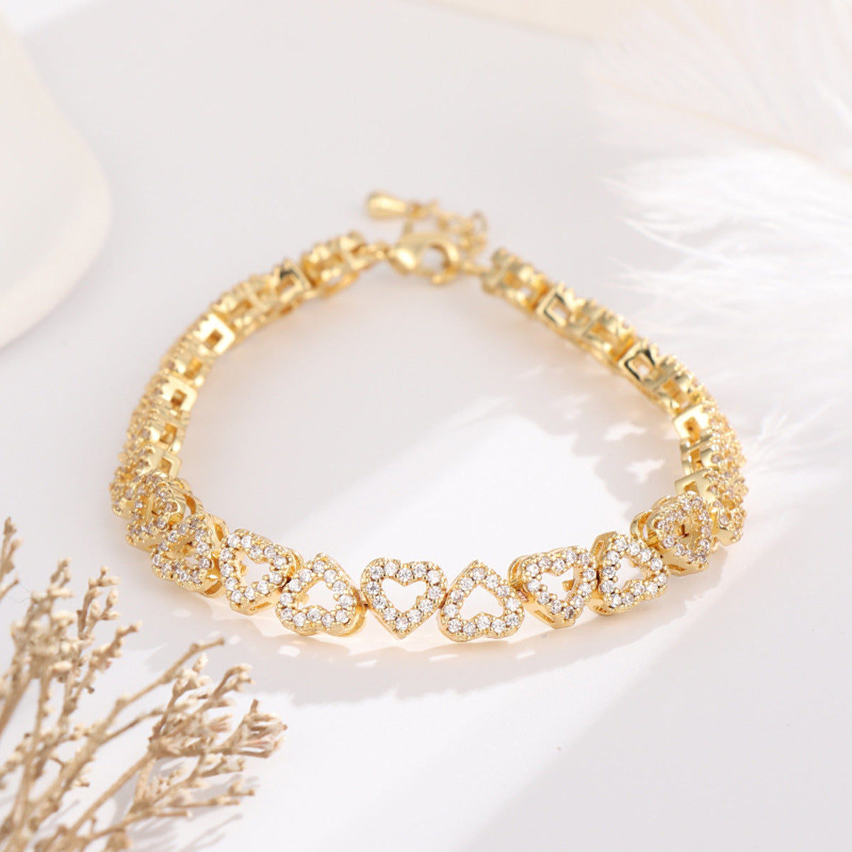 BowLift | Love Hearts Diamond Bracelet