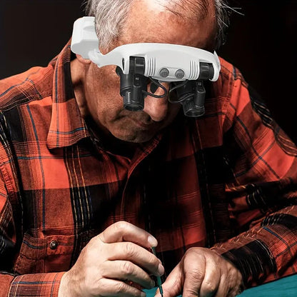 Brehn | Magnifying glasses with LED lamps for double eyes