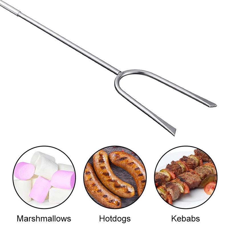 Telescopic barbecue forks