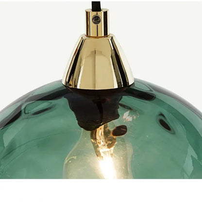 LumiSphere Pendant Lamp – Elegant Glass Sphere Lighting Skanto