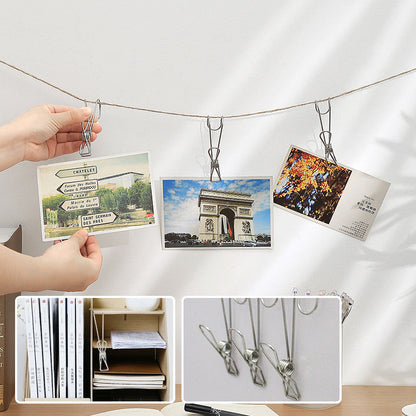 BowLift | Stainless Steel Clothes Pins Hook Clip