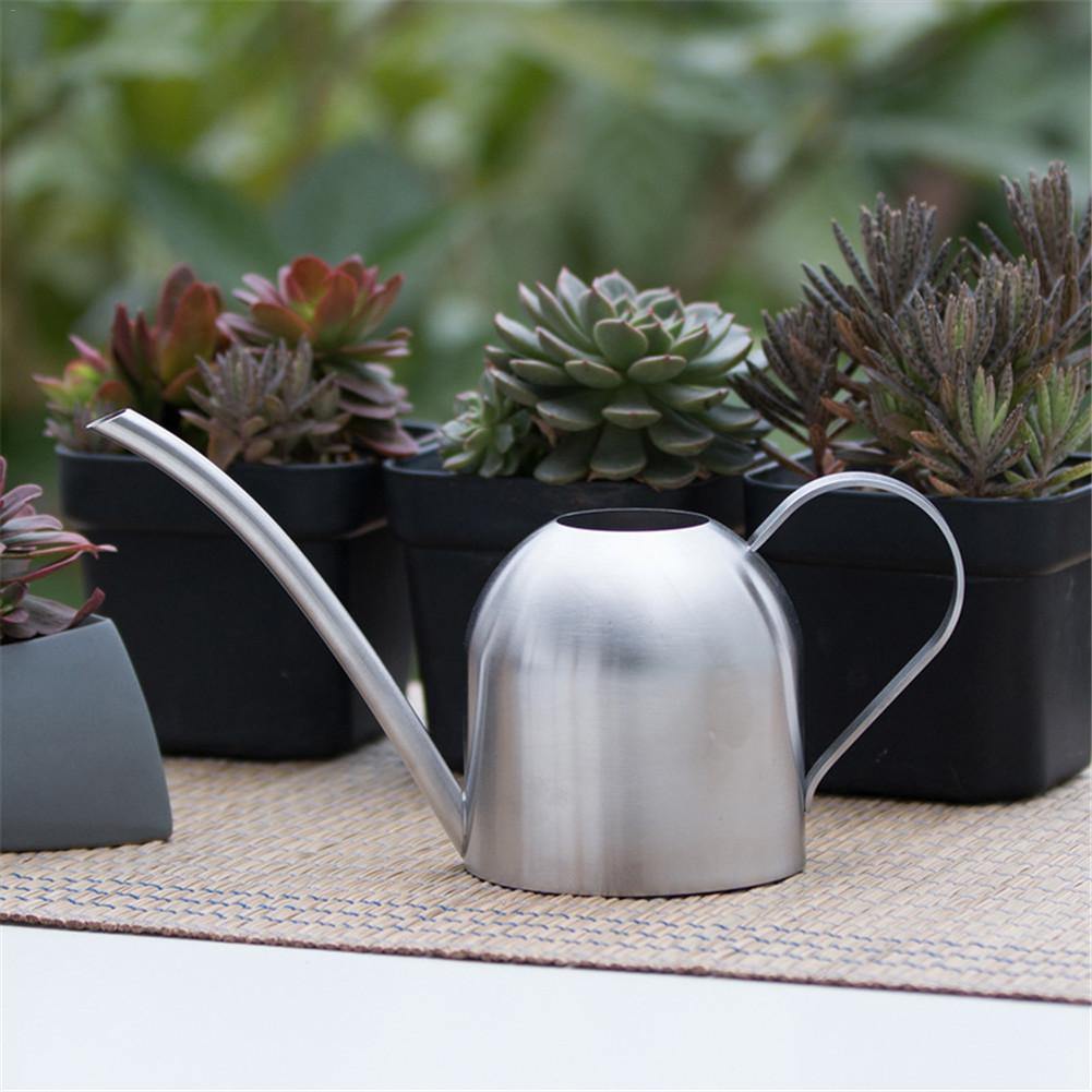 Skanto | AquaGrace Stainless Steel Watering Can with Flexible Spout | Modern Design | Perfect Watering | Rustproof