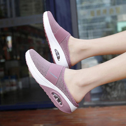 Skanto | Flat Slingback Sandals Made of Mesh