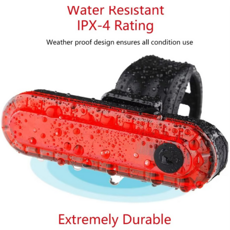 BowLift | USB Rechargeable Rear Bike Tail Light – Ultra-Bright Red LED Cycle Safety Light