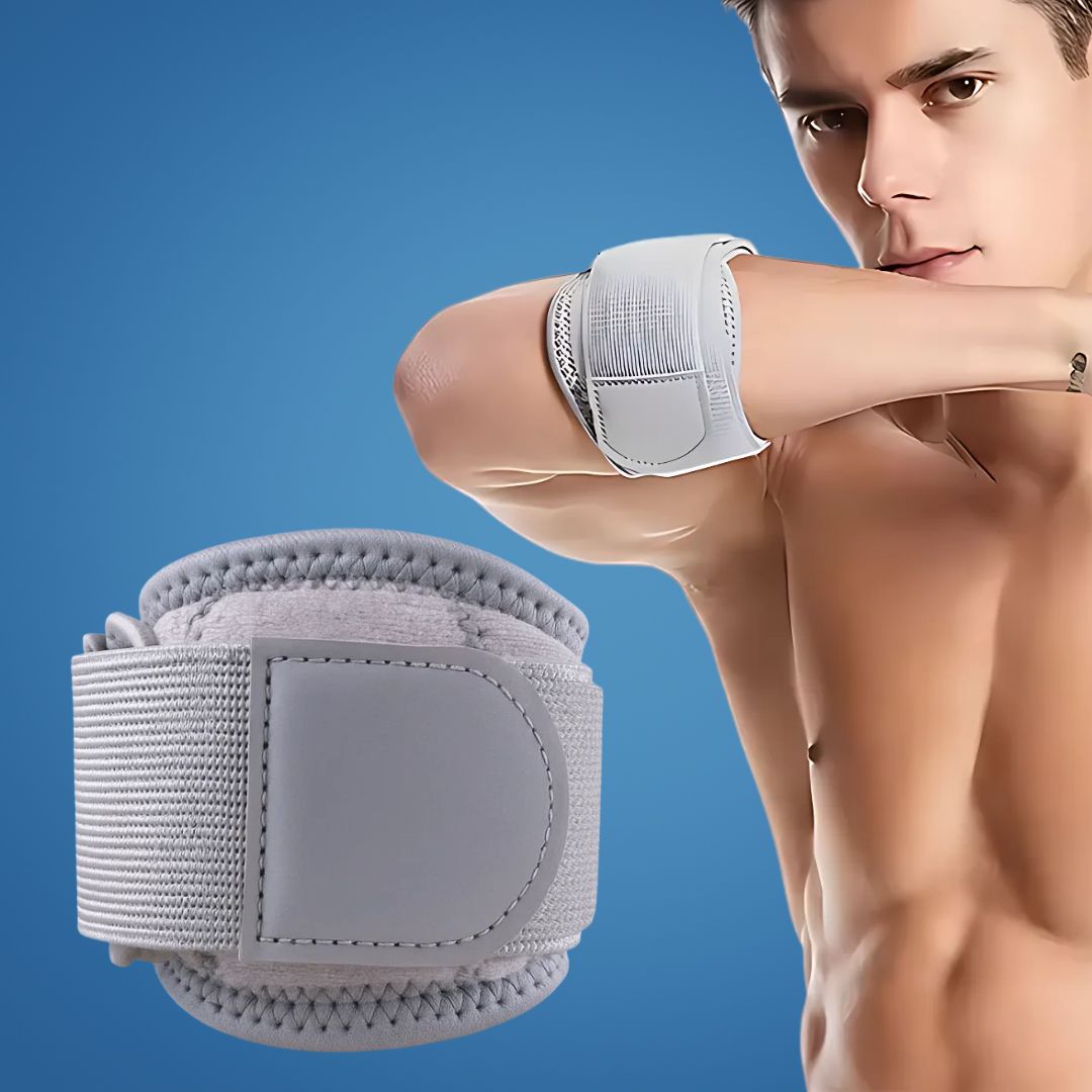 ElbowEase | Tennis Elbow Strap – Adjustable Compression – Breathable Lightweight Design – Sports & Work Support Bowlift