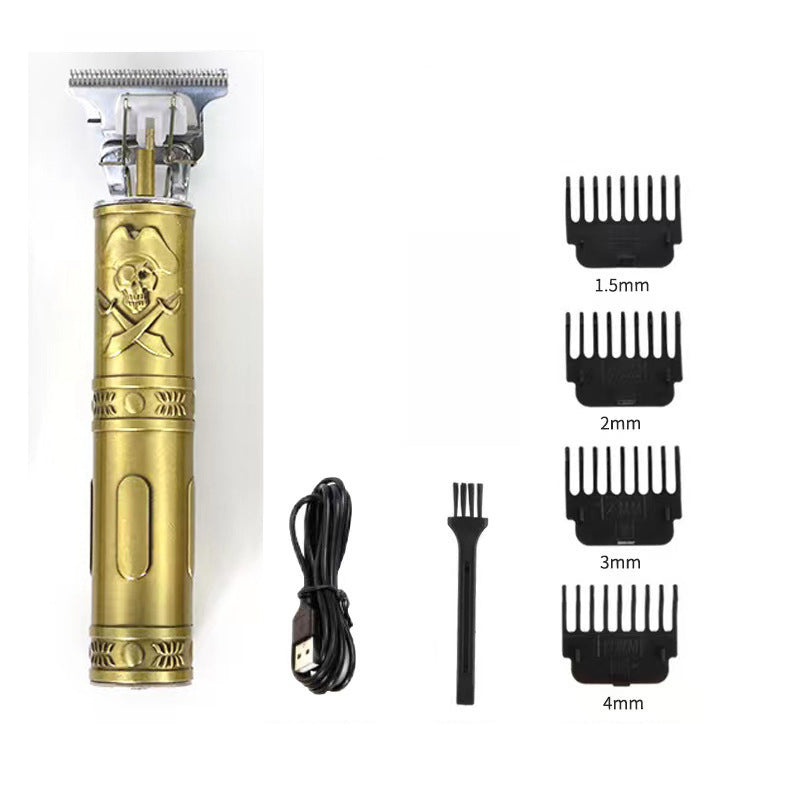 Skanto | Vintage Oil Head Gradient Engraving Electric Hair Clipper