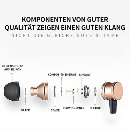 Skanto | Bluetooth Headphones, Stereo In-Ear Headphones, Secure Fit For Sports, Gym, Travel (Waterproof, Noise-Cancelling Microphone)