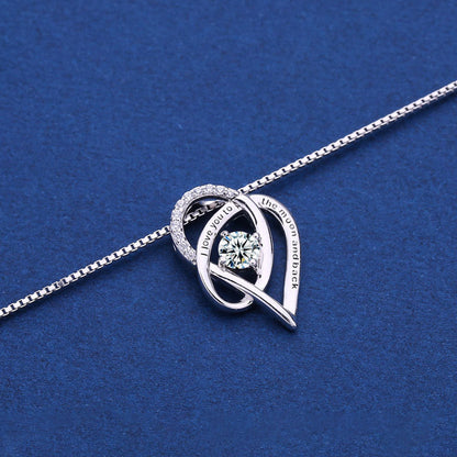 Skanto | Letter Heart Necklace for Mom
