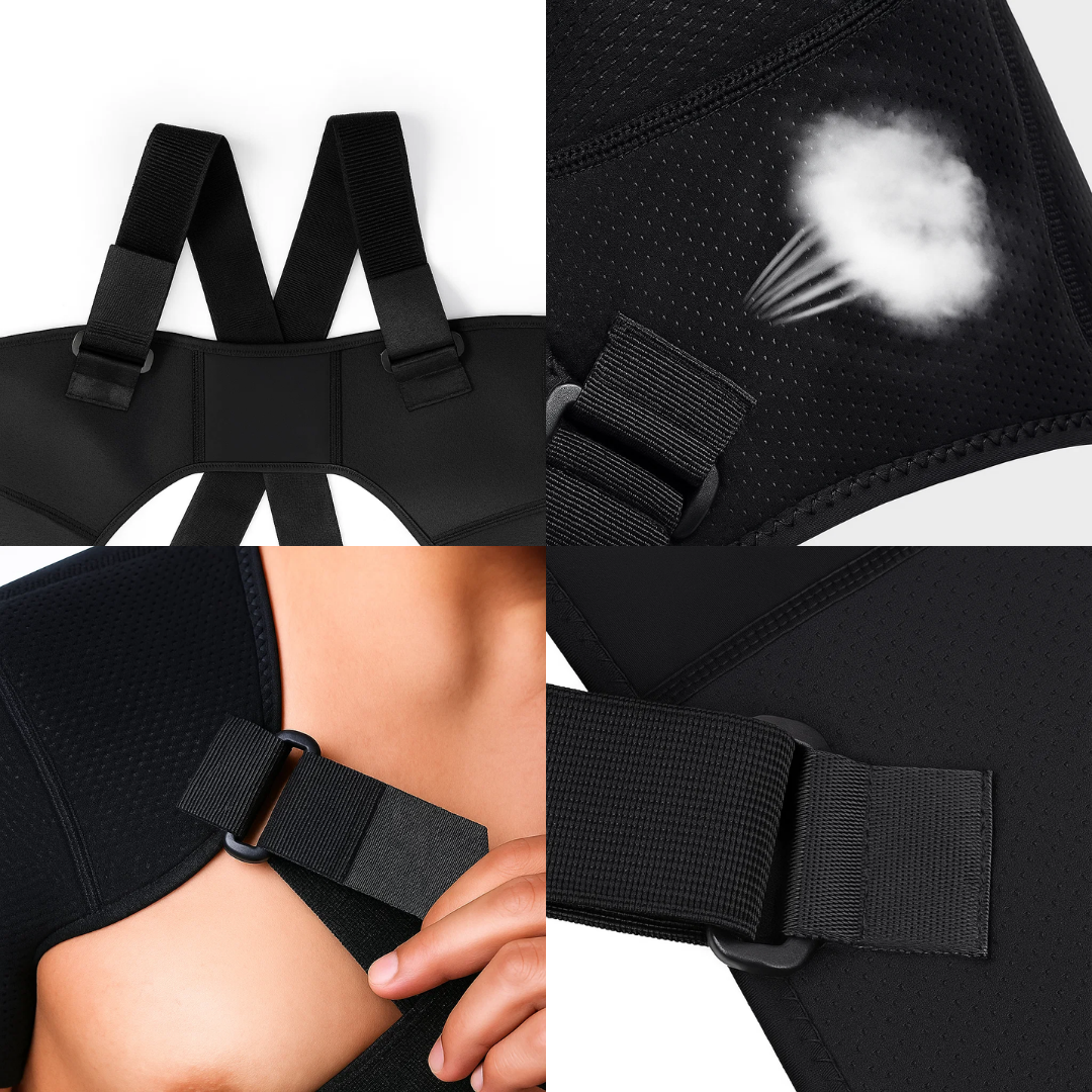 Cross-Compression Stability – Breathable Mesh Comfort – Relieves Shoulder Pain & Improves Posture Bowlift