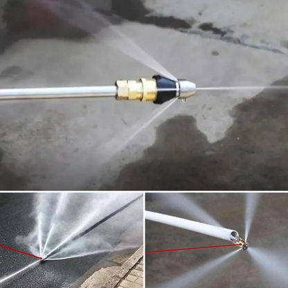 Kalsten | High-Pressure Drain Jetting Nozzle – Stainless Steel Sewer Cleaning Sprayer for Fast Pipe Unblocking