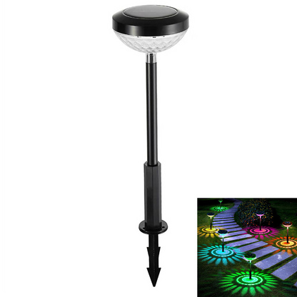 BowLift | Solar Garden Lamp with Color Change – LED Garden Lighting for Outdoor Use with Flower Pattern