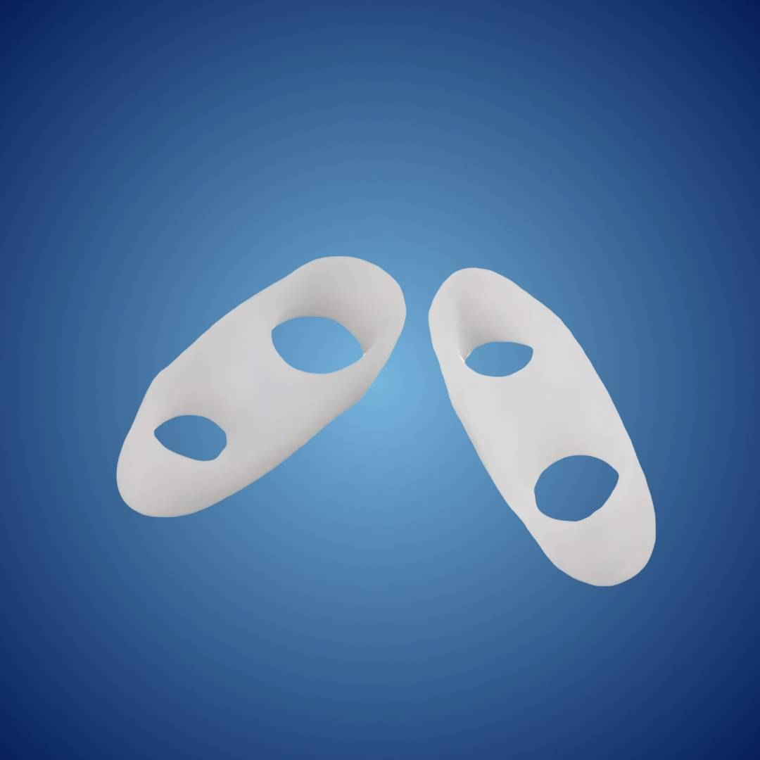 ToeGuard Orthopedic Toe Spacers | Bunionette Corrector - Little Toe Straightener - for Hallux Valgus - Hammertoe and Toe Alignment Skanto