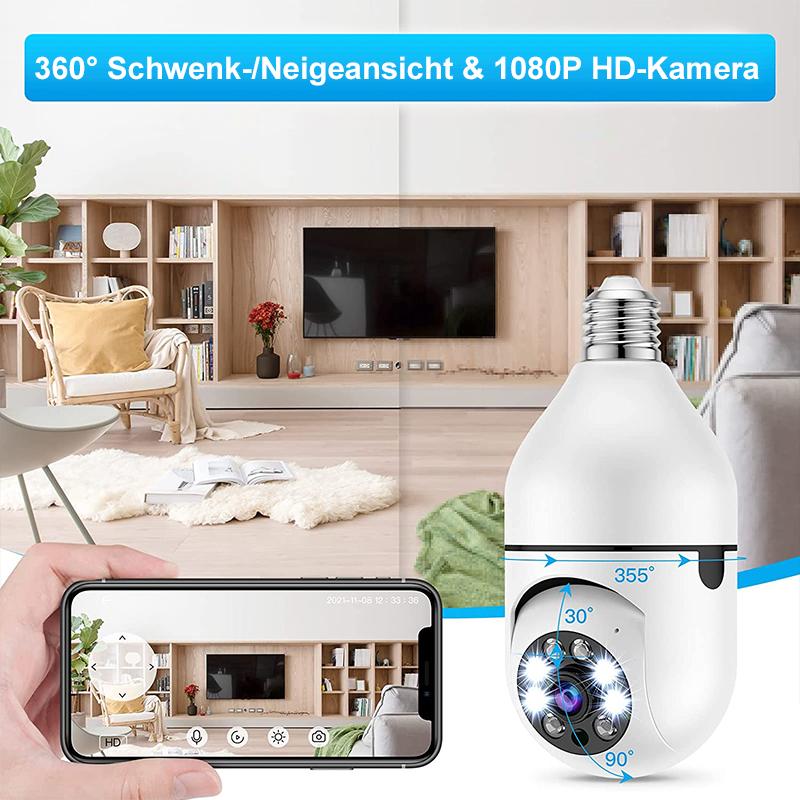 Intelligent wireless WiFi full-color camera with light bulb | Brehn