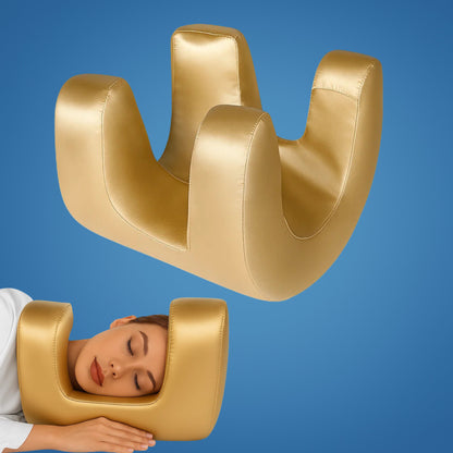 DermSleep | Anti-Wrinkle Beauty Pillow – Cooling Memory Foam – Ergonomic Contour – Skincare Support – Side & Back Sleepers Skanto