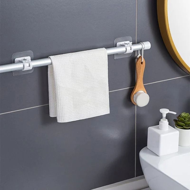 BowLift | Nail-free Adjustable Curtain Rod Sticky Hook (1 Set of 2)