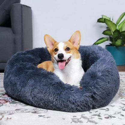 Skanto | Fluffy Calming Pet Bed for Dogs and Cats