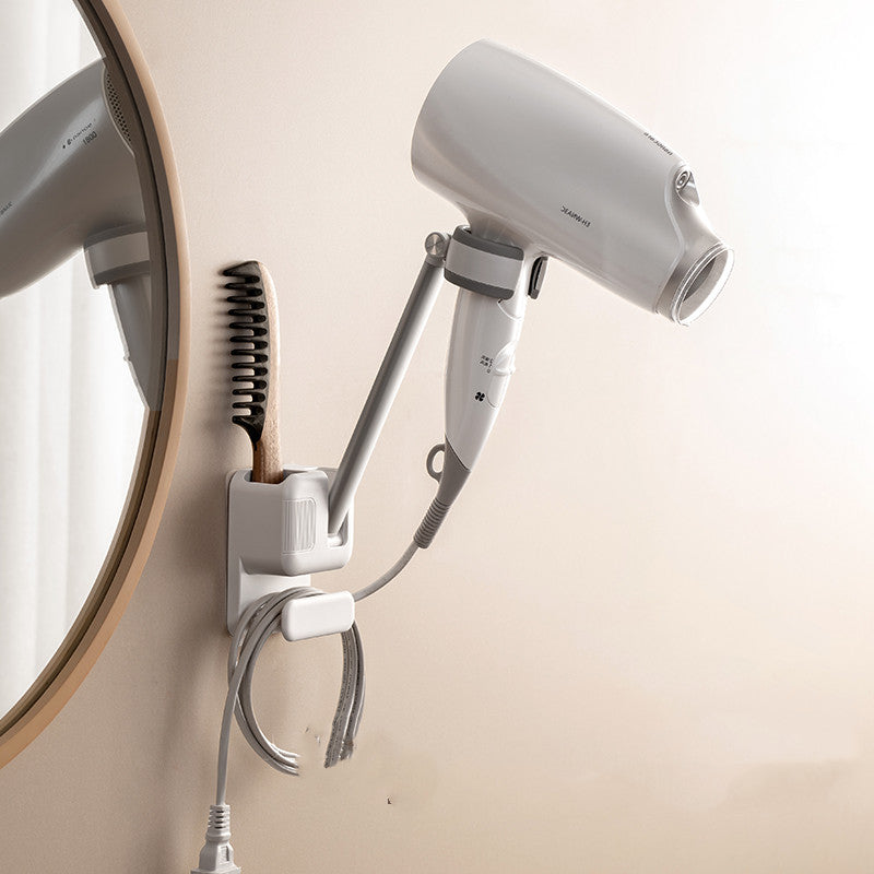 BowLift | Lazy Corner Punch-Free Hair Dryer Storage Rack