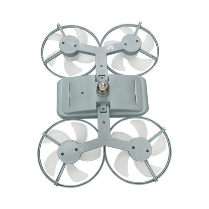 Modern ceiling fan with four blades and light | Karnz