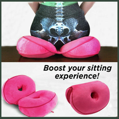 Skanto | OrthoSitz Cushion | Ergonomic & Pressure Relief | Memory Foam | Removable Cover