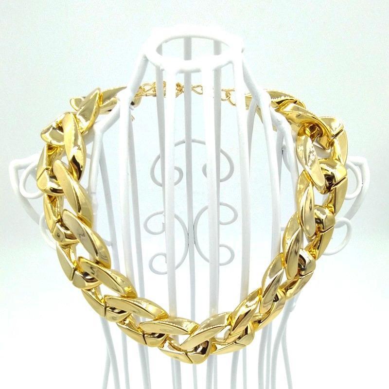 Pet Jewelry Thick Gold Chain Collar