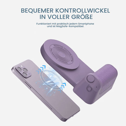 Magnetic camera mount with Bluetooth