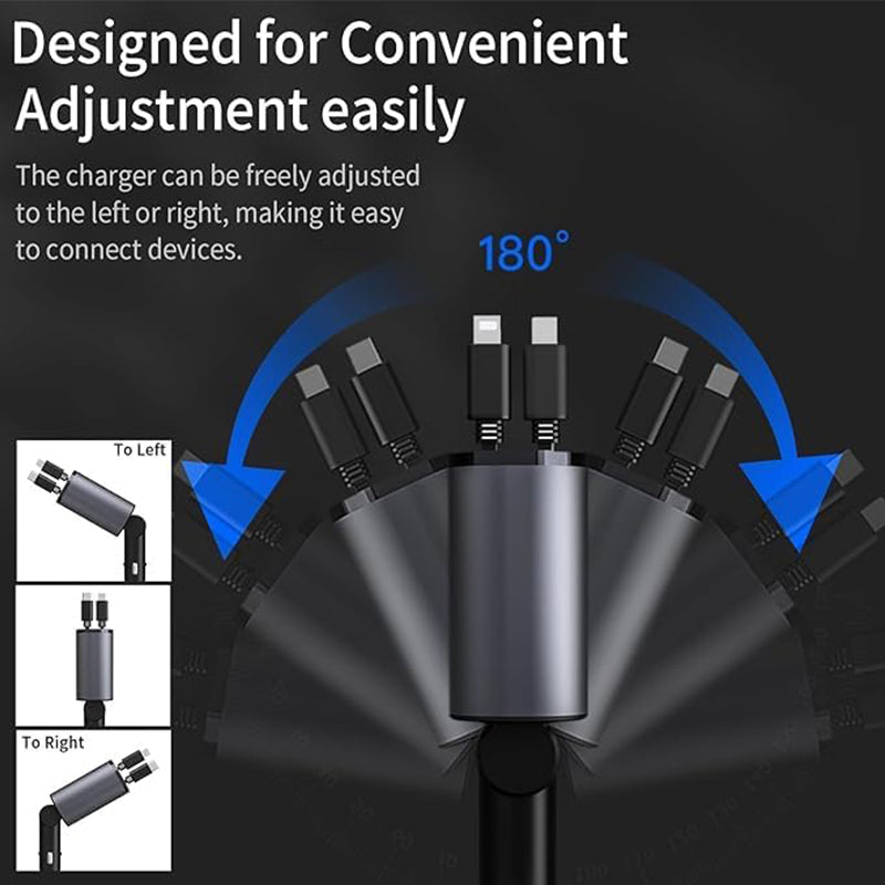 4 in 1 Quick Car Mobile Charger | Kalsten