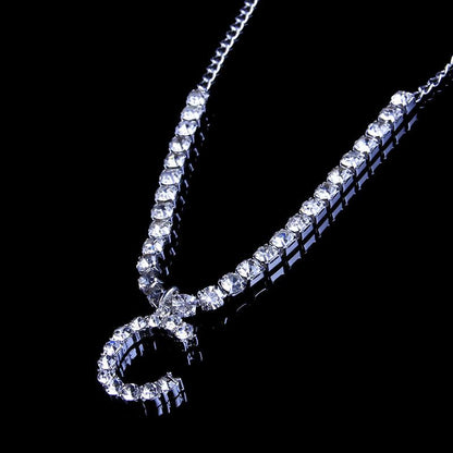 BowLift | Rhinestone Letter Anklet