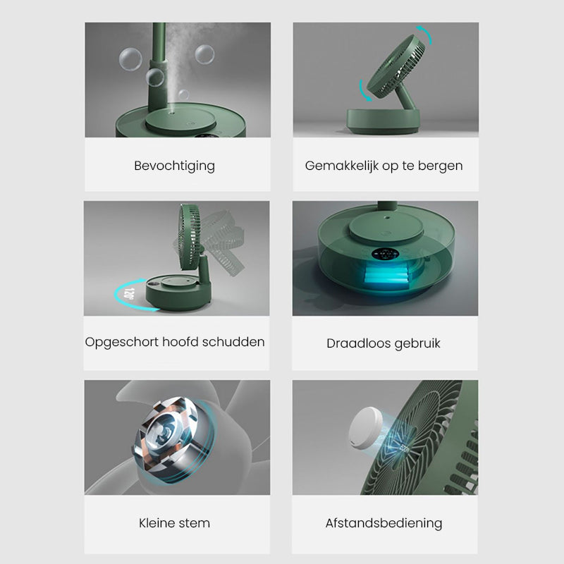 Skanto | Foldable and Rechargeable Desk Fan