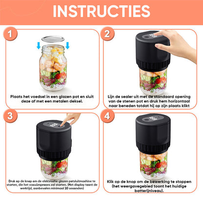 Skanto | Vacuum Sealer for Mason Jars